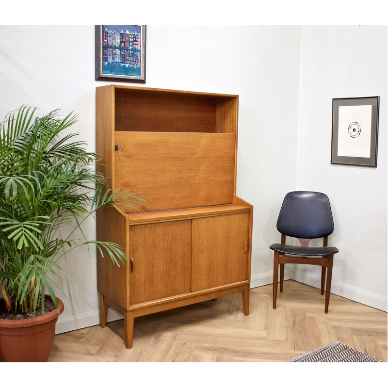 Teak vintage secretary, 1960s