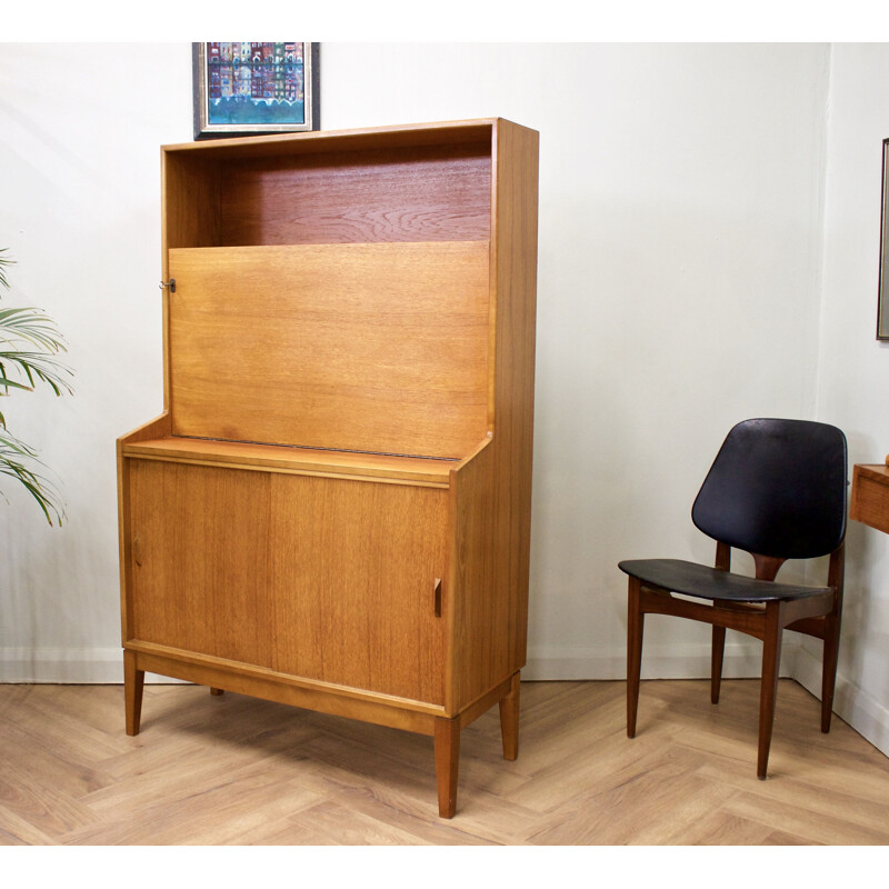 Teak vintage secretary, 1960s