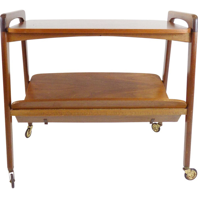 Vintage teak trolley for Opal, 1960s