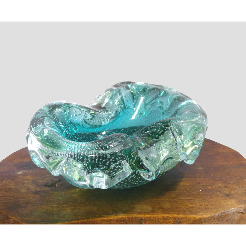 Vintage murano glass ashtray for Maison Veronese, 1960