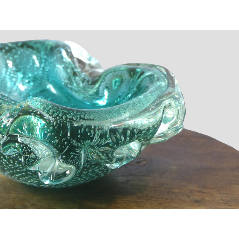 Vintage murano glass ashtray for Maison Veronese, 1960