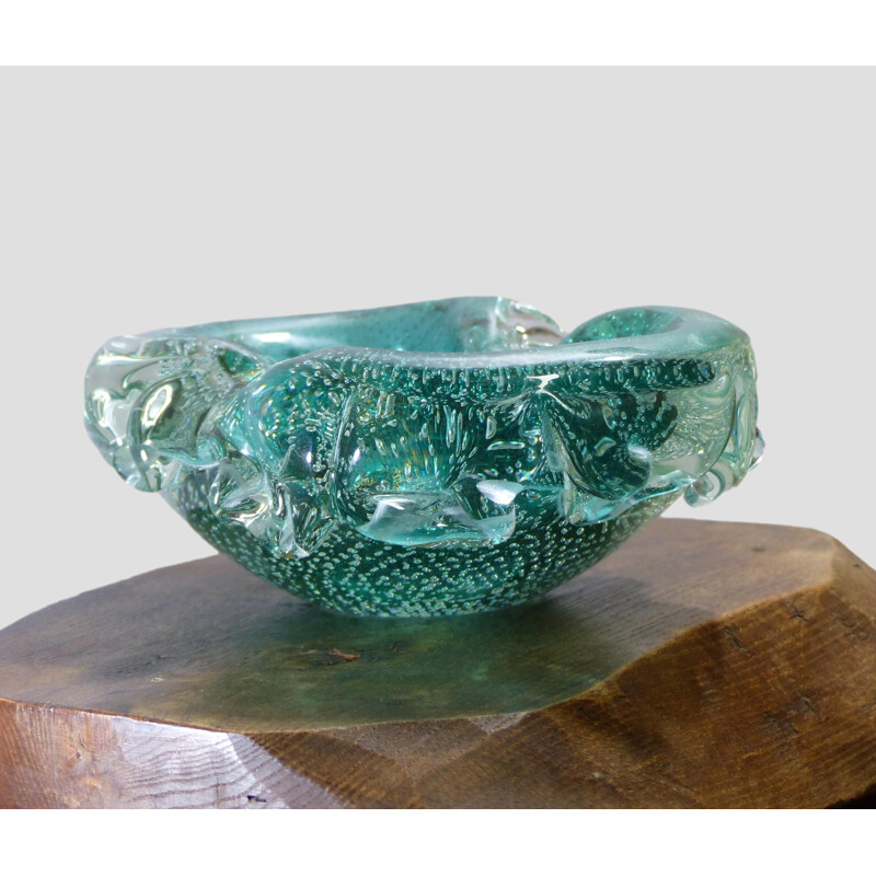 Vintage murano glass ashtray for Maison Veronese, 1960