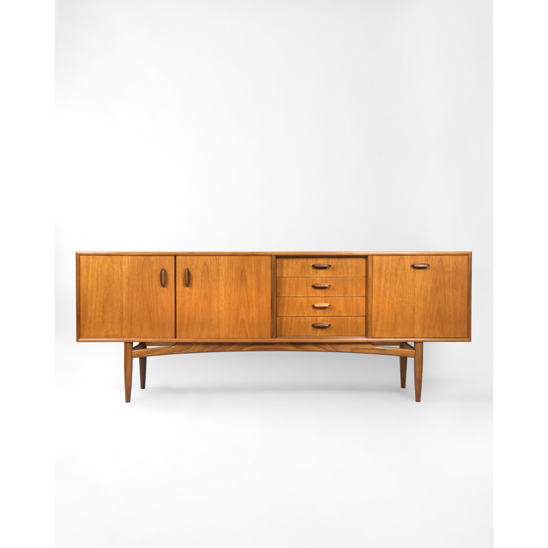 Vintage Brasilia teak sideboard by V. Wilkins for G Plan, UK 1960s