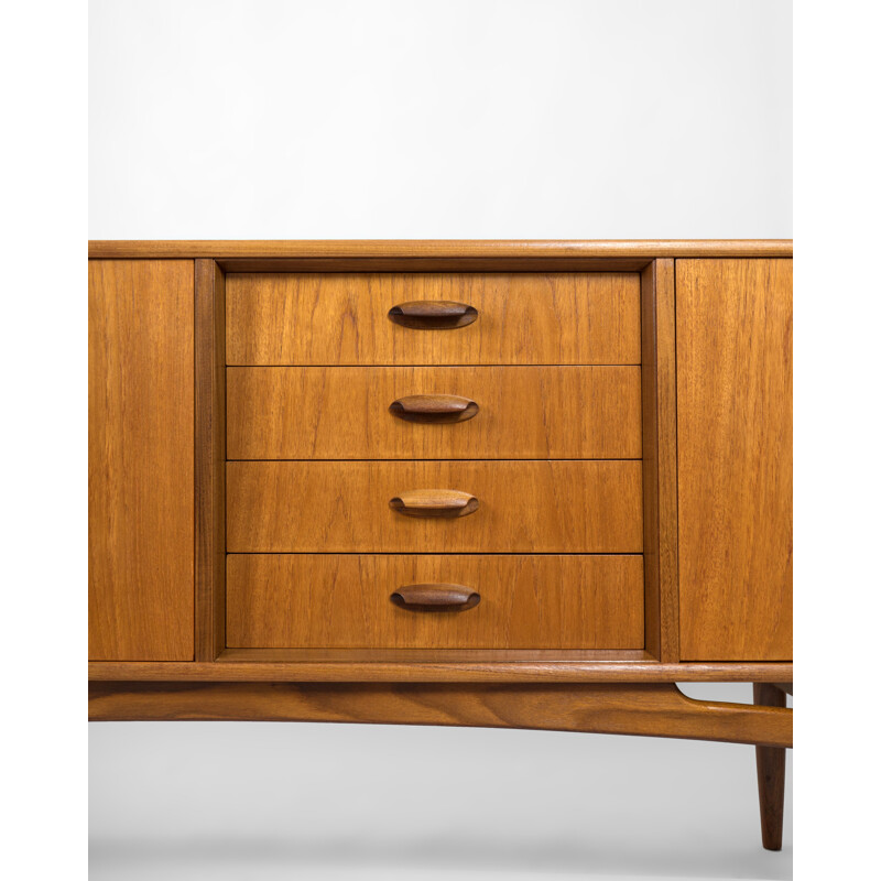 Vintage Brasilia teak sideboard by V. Wilkins for G Plan, UK 1960s