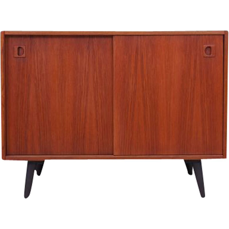 Teak Danish vintage teak highboard, Denmark 1970s