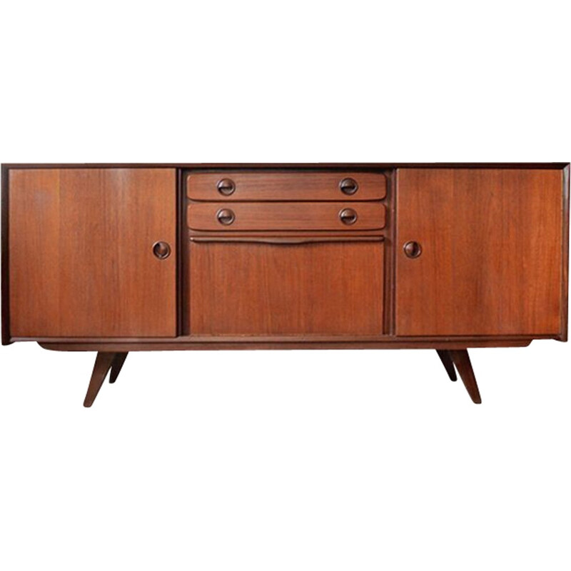 Large mid century sideboard in teak - 1970s