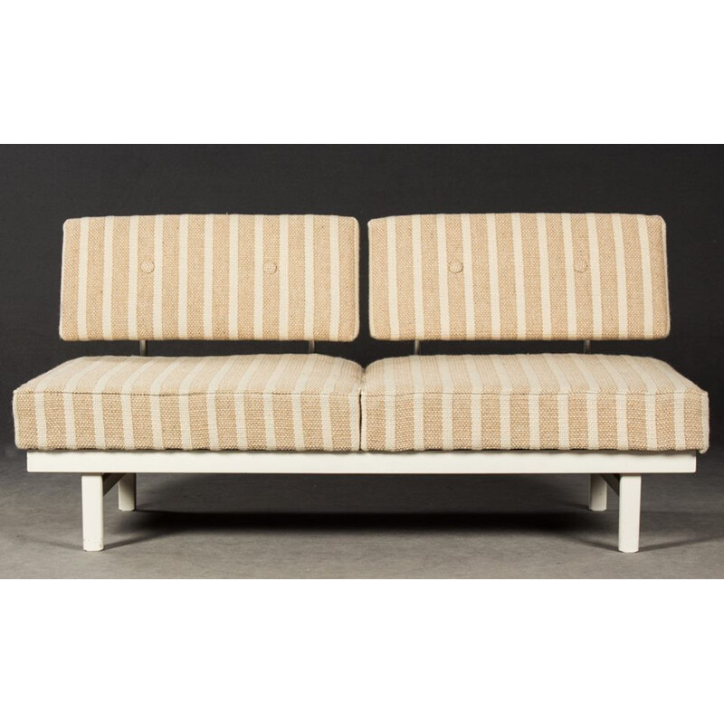 Knoll "Stella Magic" sofa in cream fabric, Walter KNOLL - 1960s