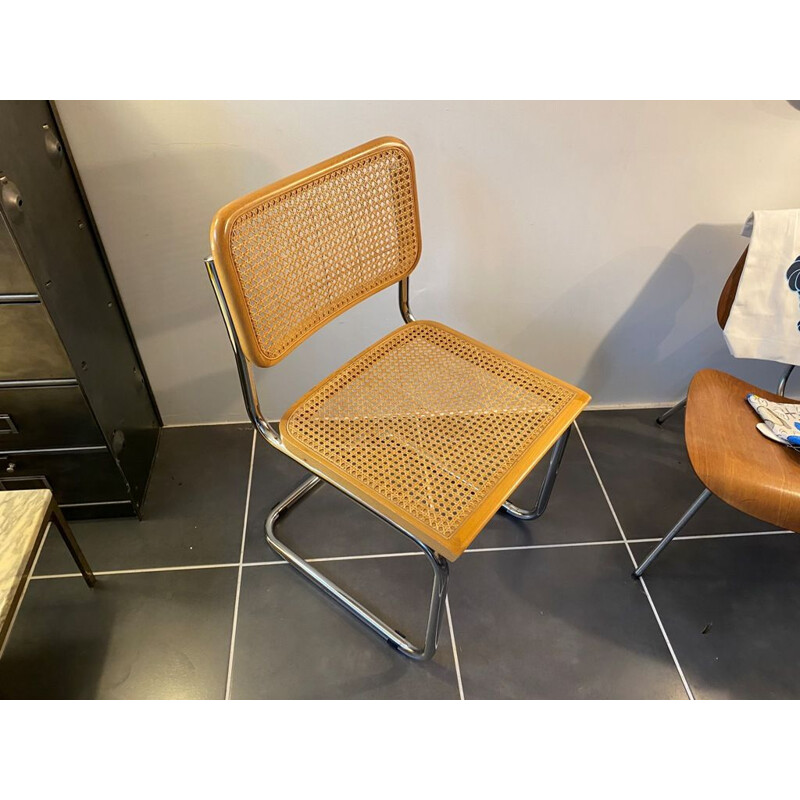 Cesca B32 vintage chair without arms by Marcel Breuer, 1970