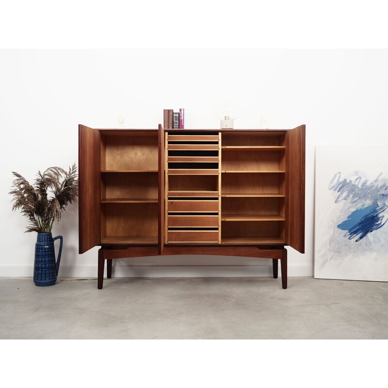 Buffet haut en teck design danois, 1960