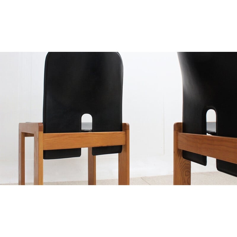 Set of 2 model 121 chairs Afra e Tobia Scarpa design for Cassina, 1960s