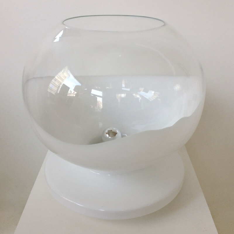 Lampada vintage in vetro di Murano di Carlo Nason, Italia 1970