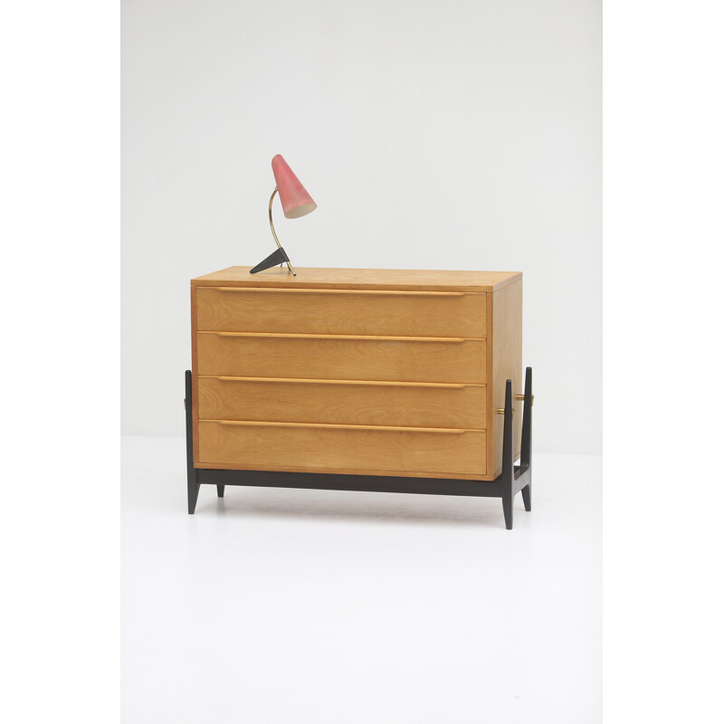 Belgian vintage chest of drawers by Alfred Hendrickx, 1950