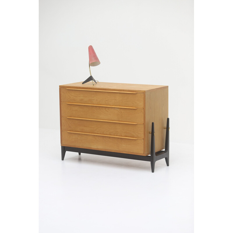 Belgian vintage chest of drawers by Alfred Hendrickx, 1950