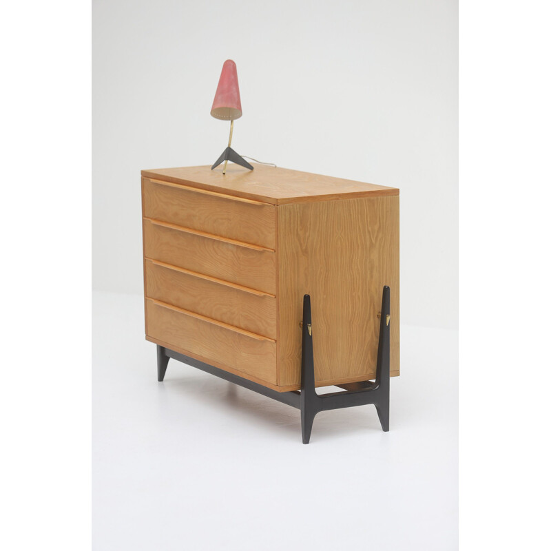 Belgian vintage chest of drawers by Alfred Hendrickx, 1950