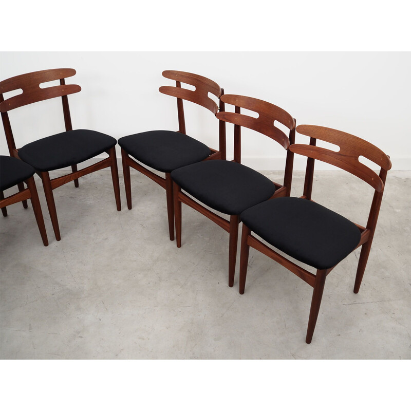 Ensemble de 6 chaises danoises vintage de Johannes Andersen pour Bramin, 1960