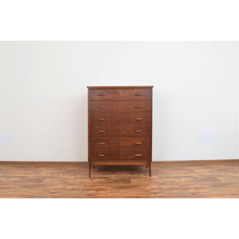 Mid-century Danish teak chest of drawers, 1960s