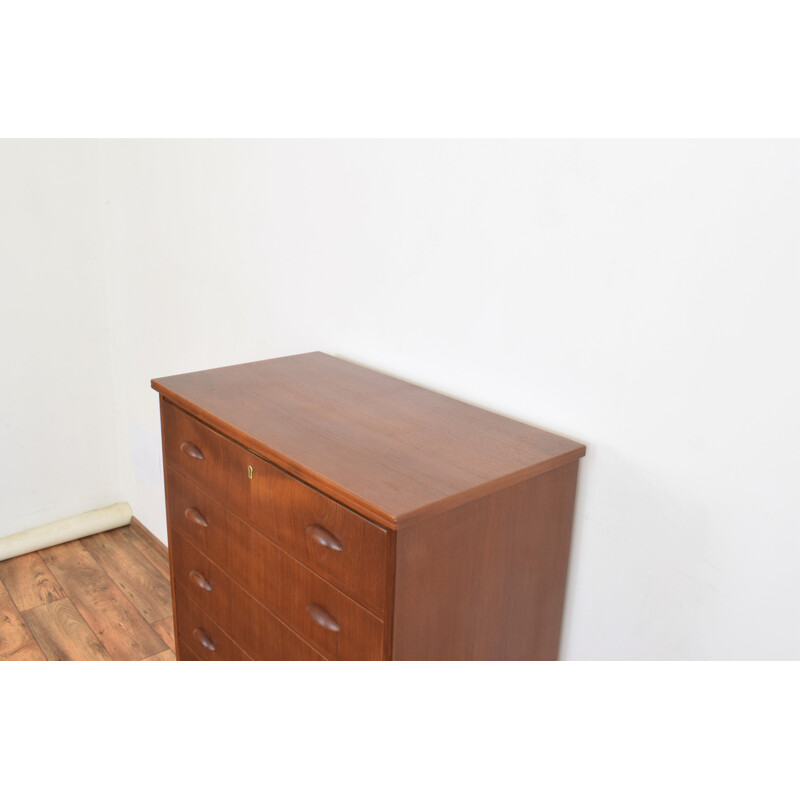 Mid-century Danish teak chest of drawers, 1960s