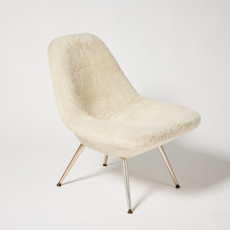 Eva vintage fauteuil van Arne Dalhén, Zweden 1960