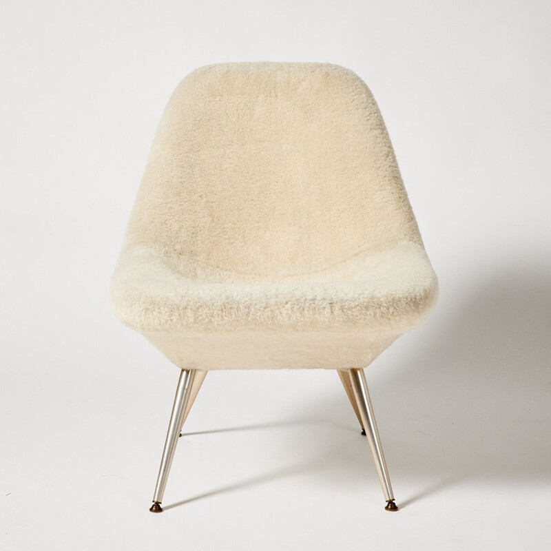 Sillón vintage Eva de Arne Dalhén, Suecia 1960