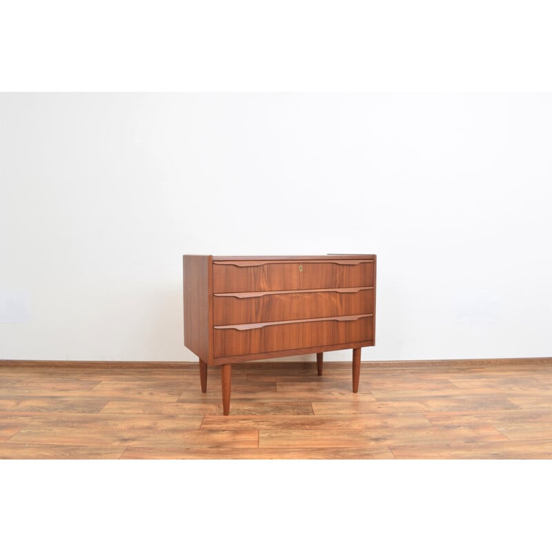 Mid-century Danish teak chest of drawers, Denmark 1960s