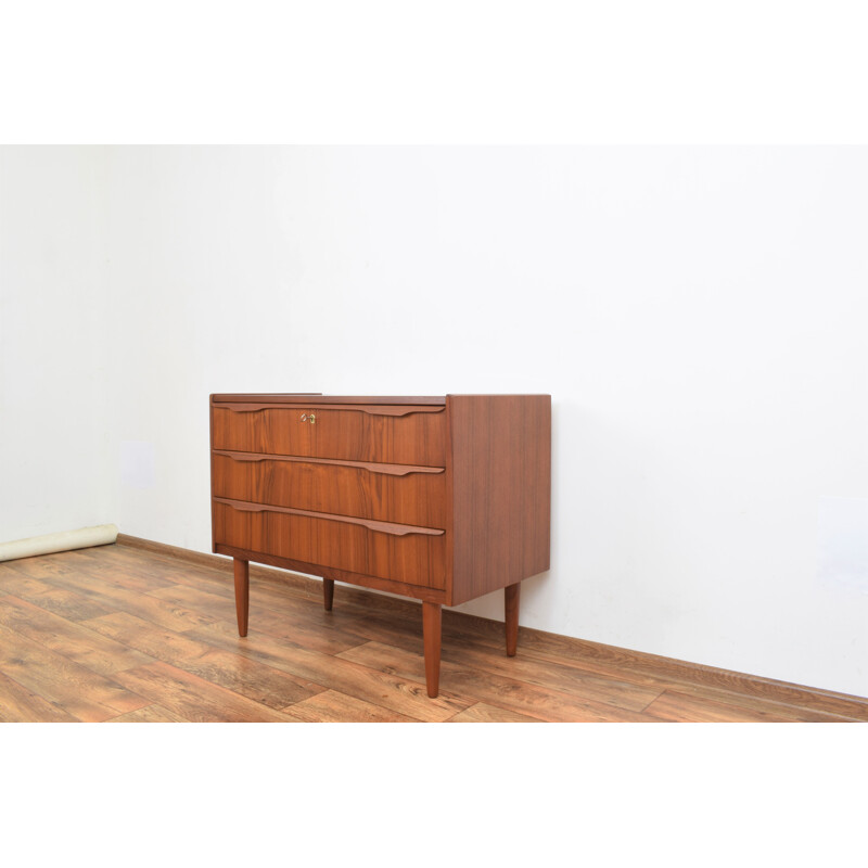 Mid-century Danish teak chest of drawers, Denmark 1960s