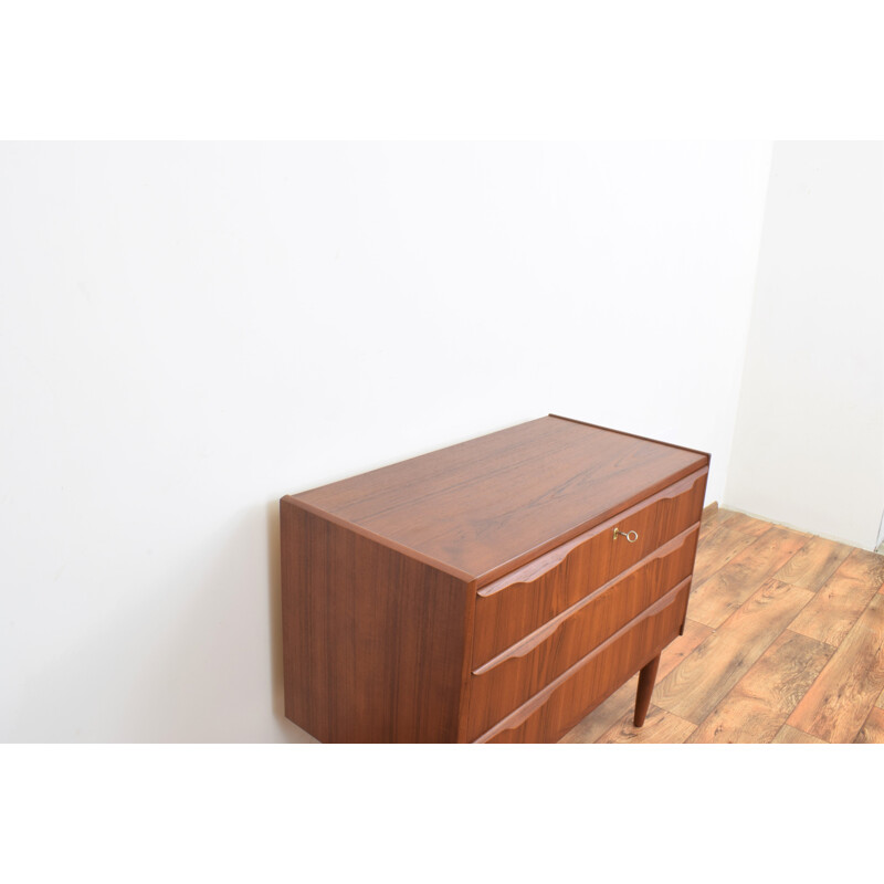 Mid-century Danish teak chest of drawers, Denmark 1960s