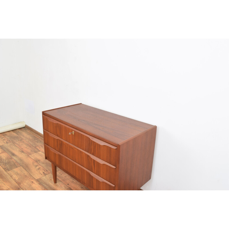 Mid-century Danish teak chest of drawers, Denmark 1960s