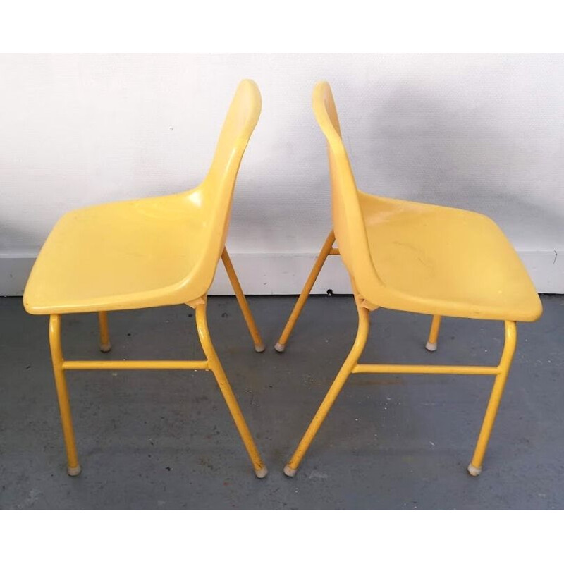 Pair of vintage Orly chairs, Pollak design, 1975