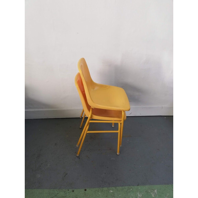 Pair of vintage Orly chairs, Pollak design, 1975