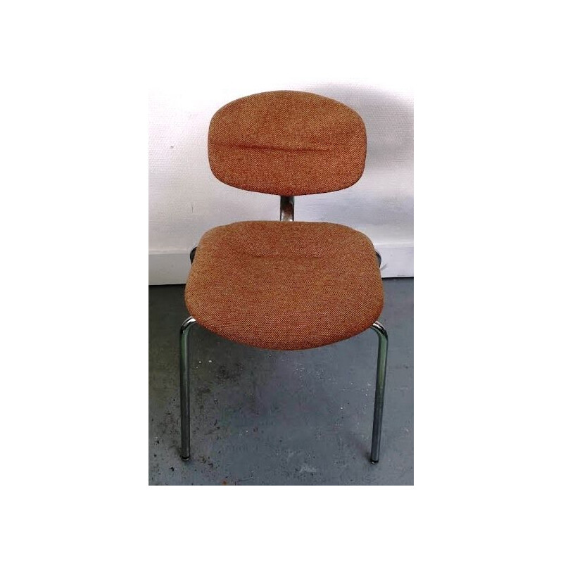 Set van 7 vintage Straford stoelen in gestoffeerde stof van Pierre Paulin