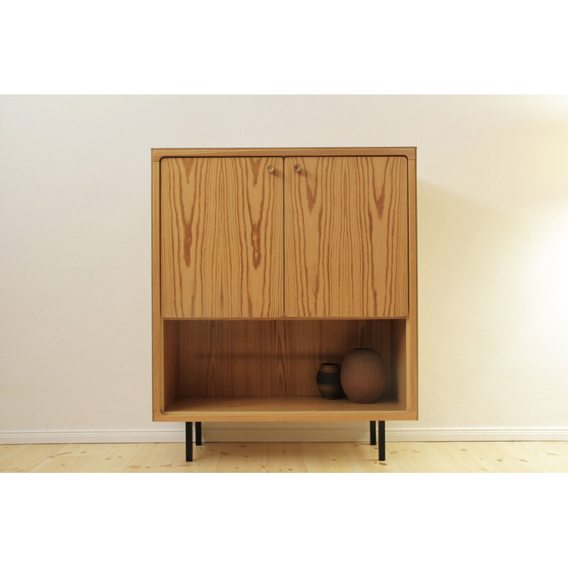 Vintage scandinavian pine cabinet, 1970s