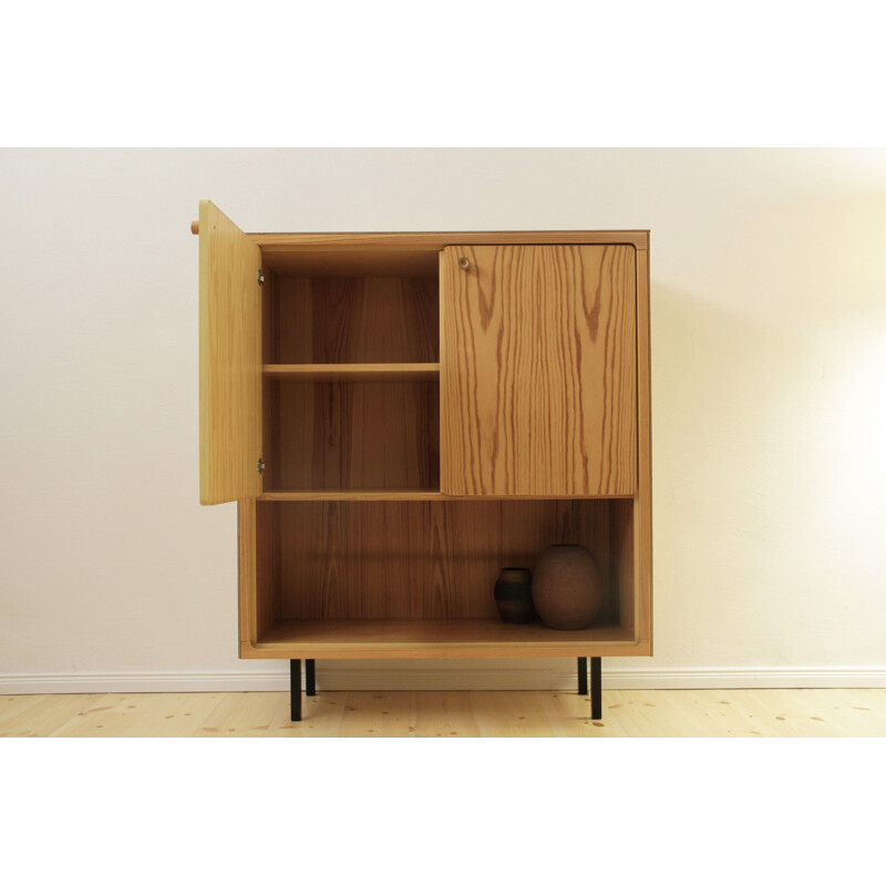 Vintage scandinavian pine cabinet, 1970s