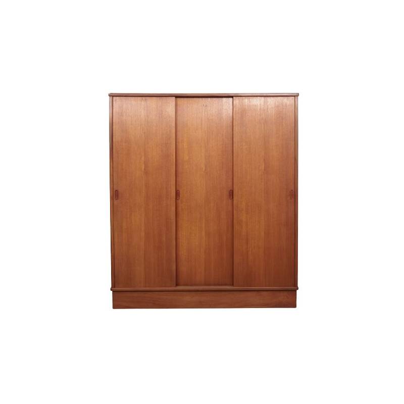 Vintage Danish teak wardrobe, Denmark 1970s