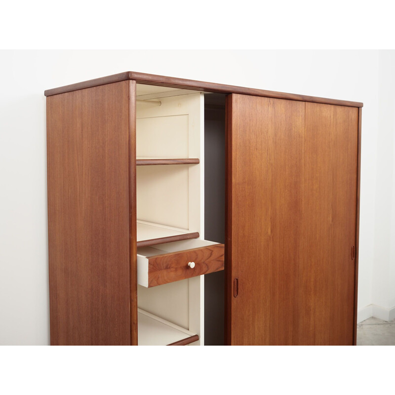 Vintage Danish teak wardrobe, Denmark 1970s