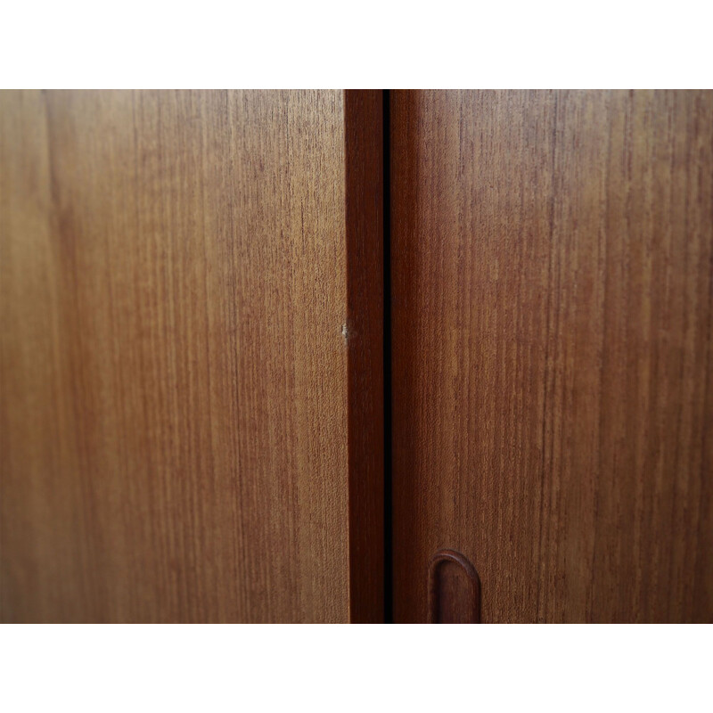 Vintage Danish teak wardrobe, Denmark 1970s