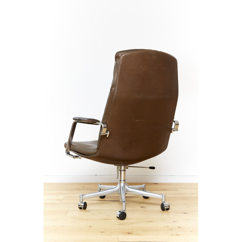 Vintage Fk86 desk chair by Preben Fabricius & Jørgen Kastholm for Kill International, 1968s