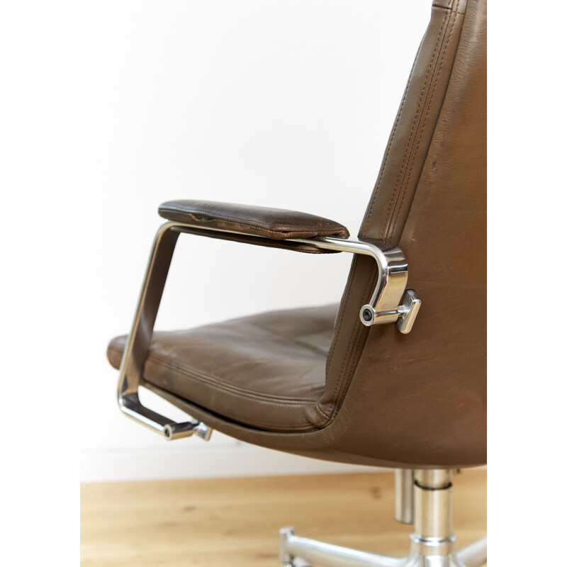 Vintage Fk86 desk chair by Preben Fabricius & Jørgen Kastholm for Kill International, 1968s