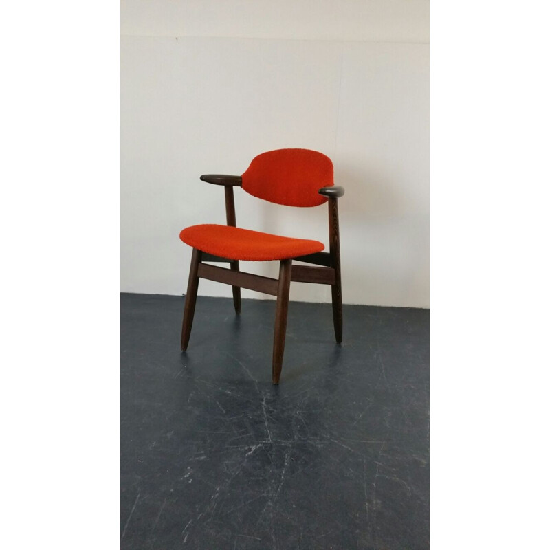 Tijsseling Nijkerk "Cowhorn" chair in wenge - 1950s