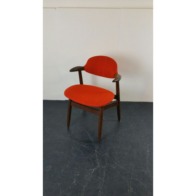 Tijsseling Nijkerk "Cowhorn" chair in wenge - 1950s