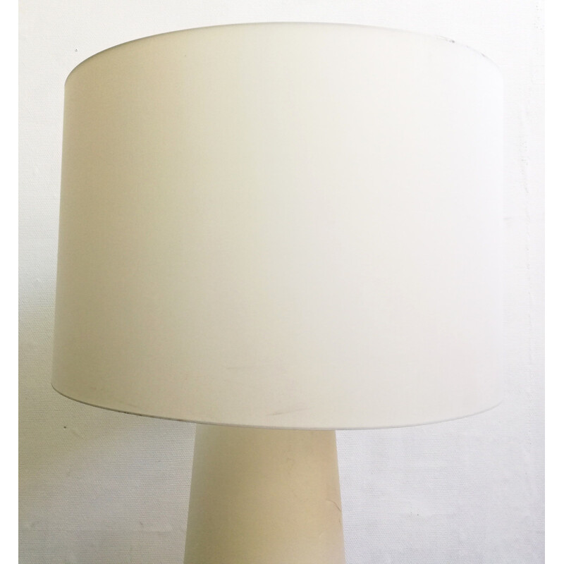 Vintage Big Shadow Cappellini floor lamp in white cotton and metal by Marcel Wanders