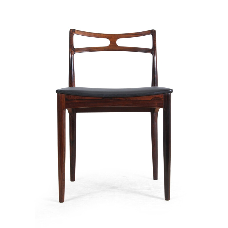 Set of 6 "94" Christian Linneberg dining chairs, Johannes ANDERSEN - 1960s