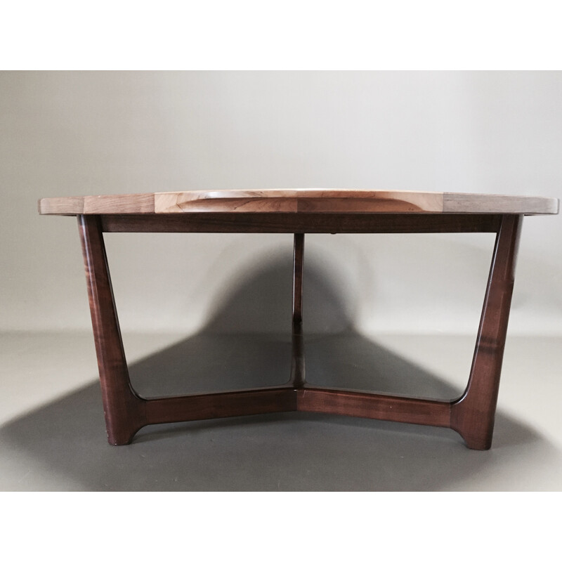 Scandinavian vintage rosewood coffee table, 1950
