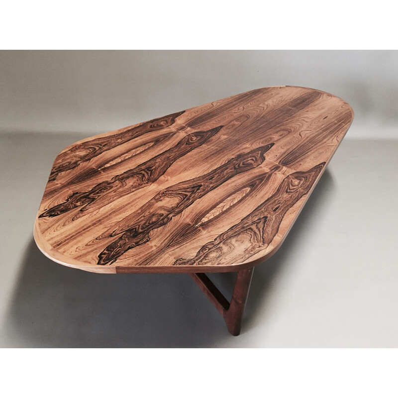 Scandinavian vintage rosewood coffee table, 1950