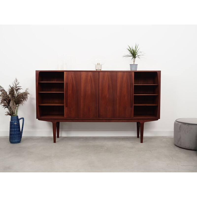 Vintage Danish teak highboard, Denmark 1960s