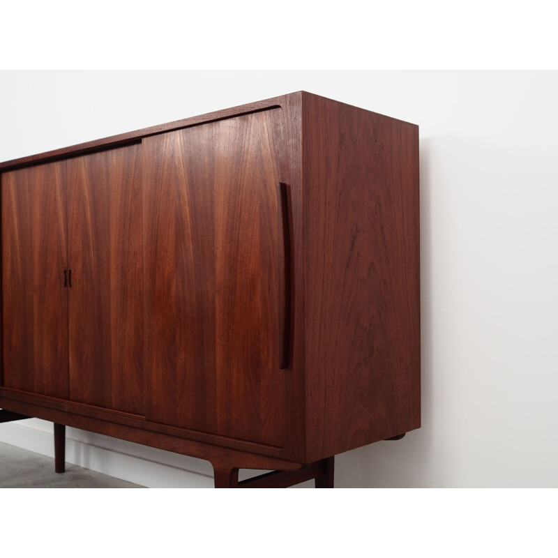 Credenza danese vintage in teak, Danimarca 1960