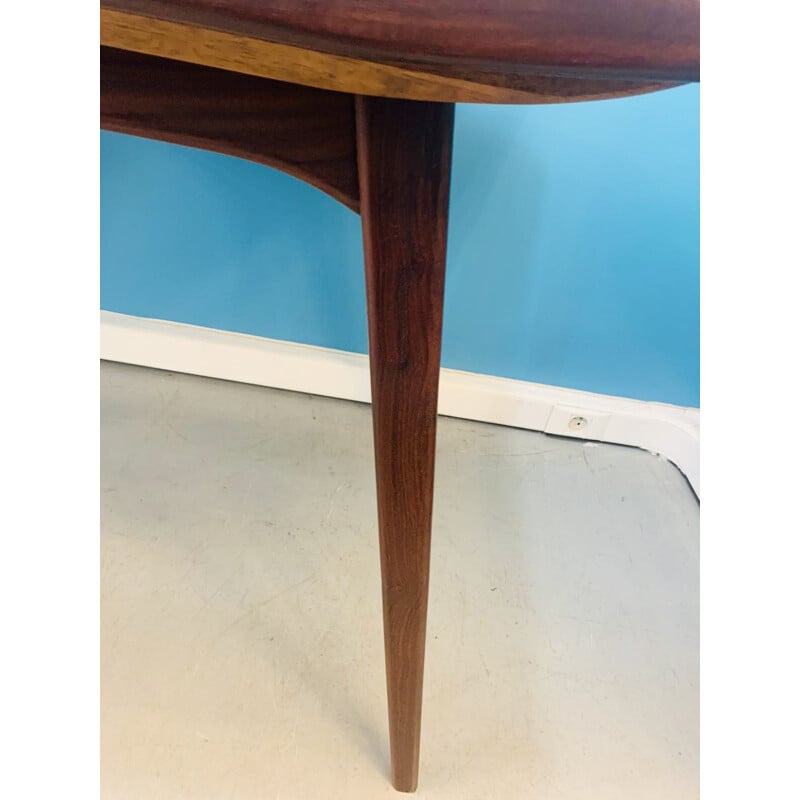 Vintage teak dining table by Louis Van Teeffelen for Webe