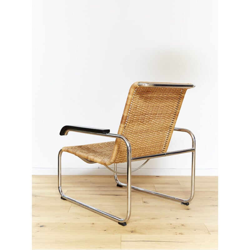 Vintage Bauhaus S35 armchair by Marcel Breuer for Thonet