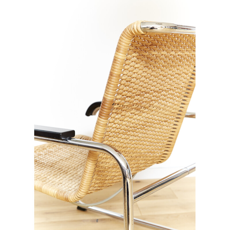 Vintage Bauhaus S35 armchair by Marcel Breuer for Thonet