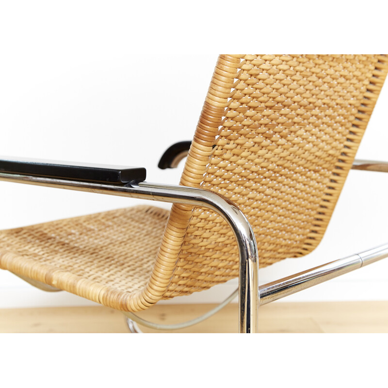 Vintage Bauhaus S35 armchair by Marcel Breuer for Thonet