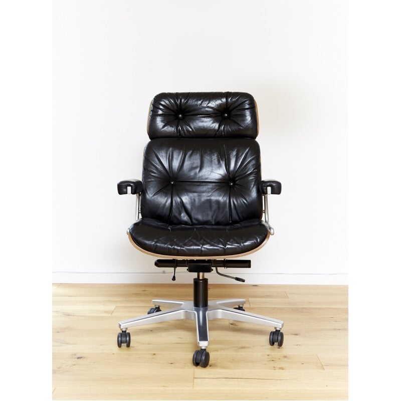 Vintage swivel office chair by Prof. Karl Dittert for Stoll Giroflex